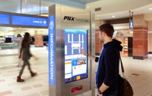Wayfinding Display in Toronto Mall