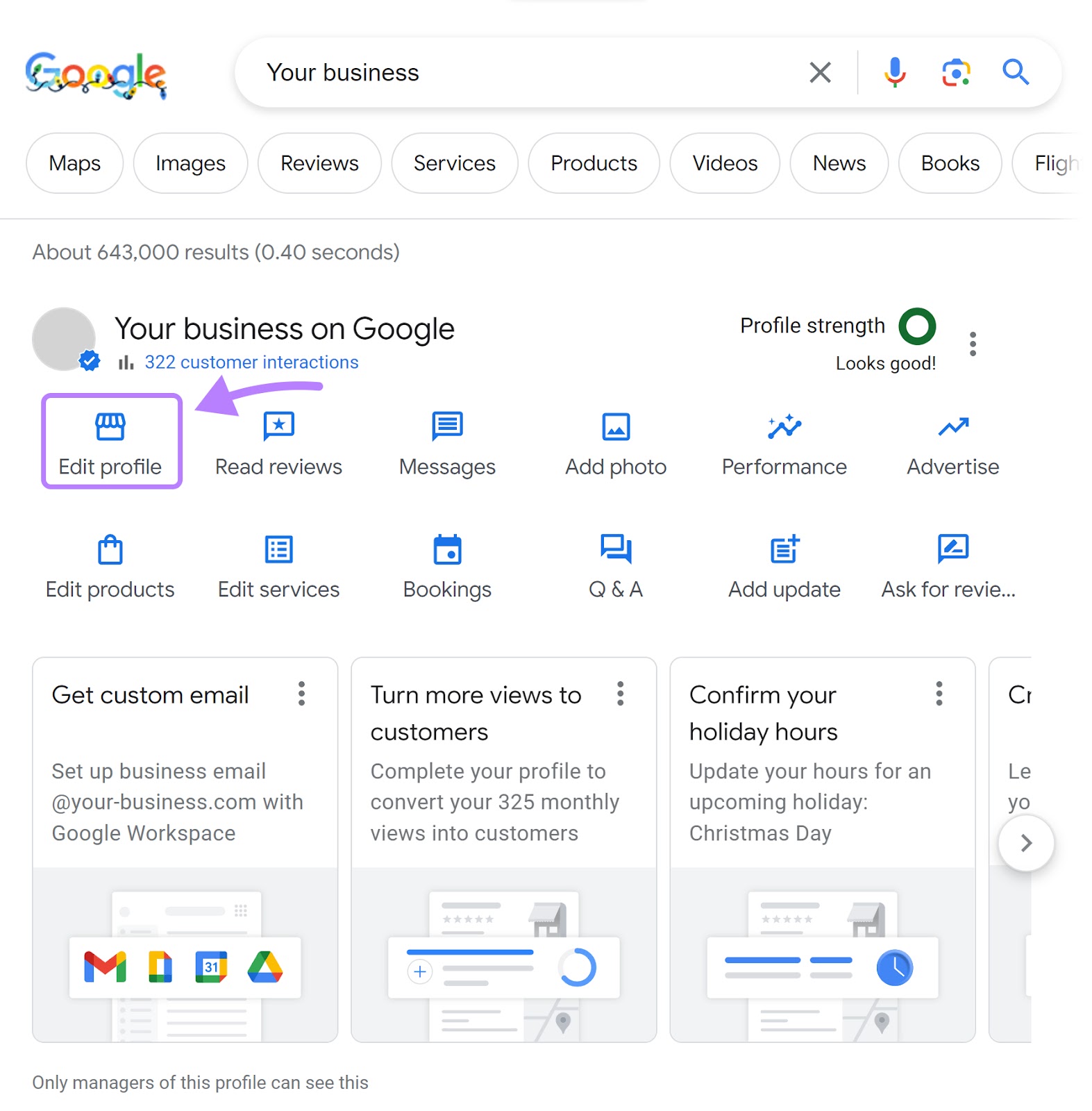 Google My Business Profile